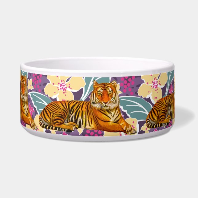 Tigela Selva de Tigre de Pet Bowl (Frente)
