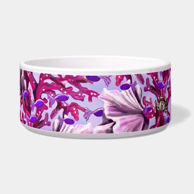 Tigela Sereia do Oceano Roxo (Frente)