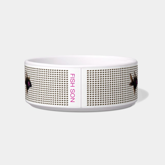 Tigela Seu Gato Exige Comida (Traseira)