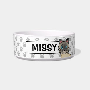 Tigela Silver Tabby Birman / Ragdoll Cat