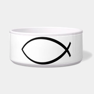 Tigela Símbolo de Peixe Cristão (Ichthys)