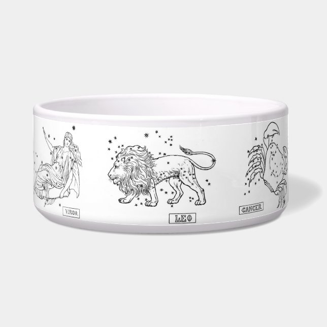 Tigela Sinais astrológicos Pet Bowl (Frente)