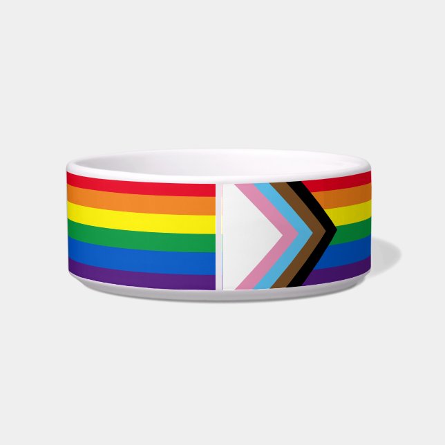 Tigela Sinalizador de diversidade de gay do arco-íris Lgb (Traseira)