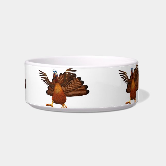 Tigela SlipperyJoe's Thanksgiving gobble responsibly live (Direita)