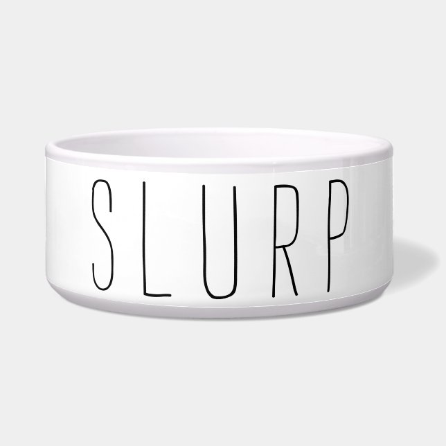 Tigela SLURP com impressão da pata (Frente)