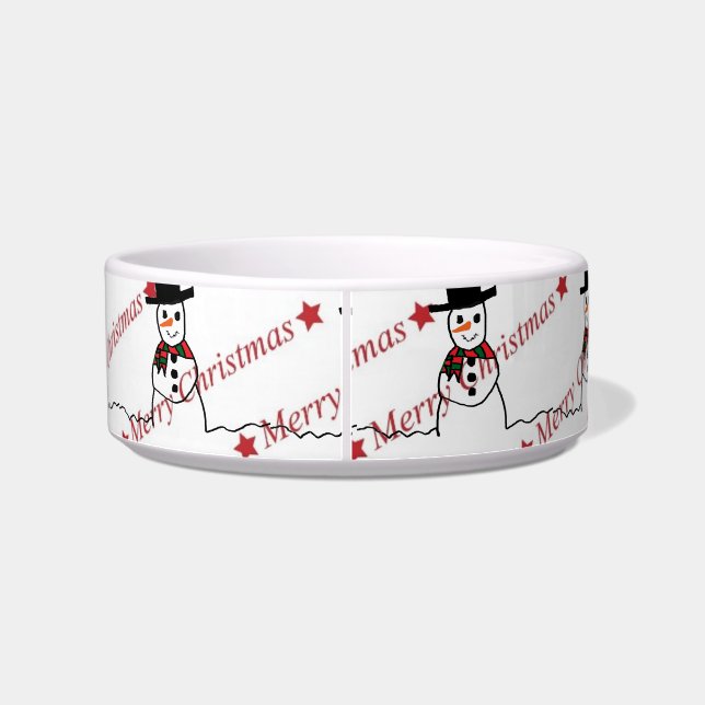 Tigela Snowman Pet Bowl (Traseira)