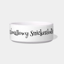 SnuggleNamesGifts Pet Bowl Personalizado - Médio