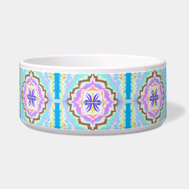 Tigela Sonho Pastel Boho Geométrico Kaleidoscópio