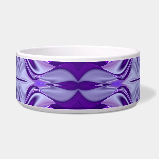 Tigela Sonhos de Arco-Íris de Flor Roxo (Frente)
