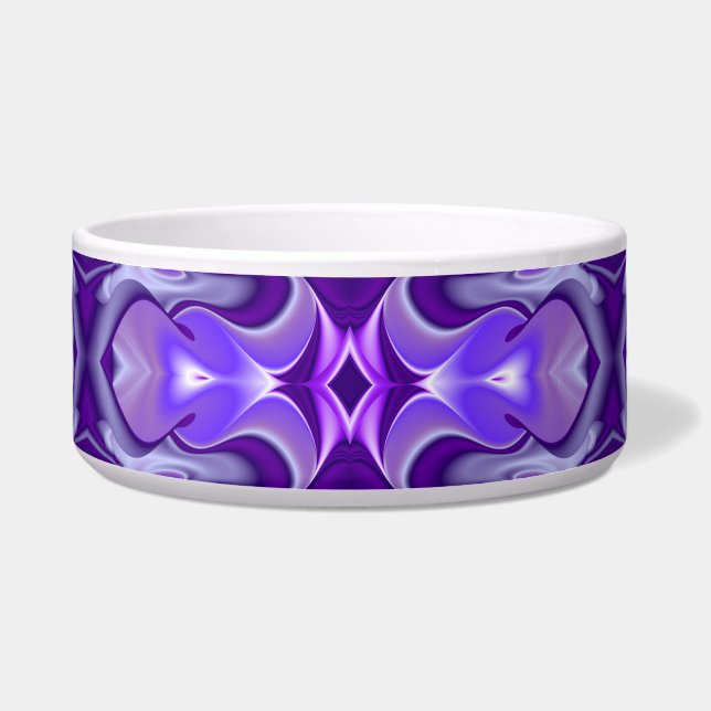 Tigela Sonhos de Arco-Íris de Flor Roxo (Frente)