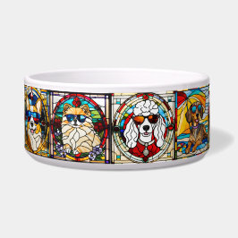 Tigela Stained Glass Small Dog Bowl