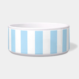 Tigela Stripes Azuis, Listras Brancas, Padrão Stripe