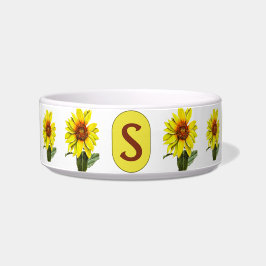 Tigela Sunflower Ceramic Pet Bowl