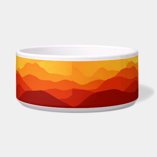 Tigela Sunset Mountains Banner (Frente)