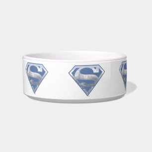 Tigela Superman S-Shield Logotipo azul claro