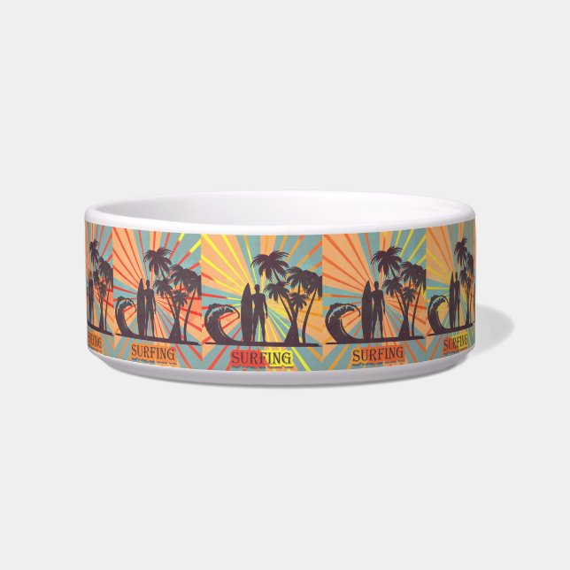 Tigela Surfer Dude Pet Bowl (Frente)
