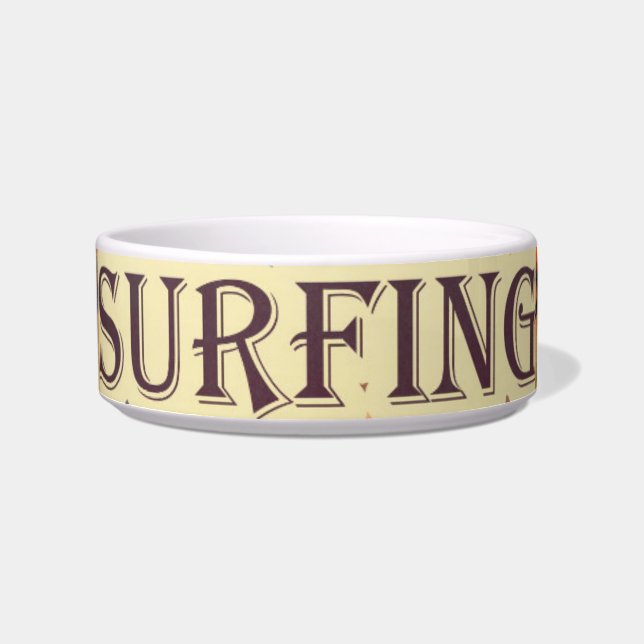 Tigela Surfer Pet Bowl (Frente)