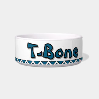 TIGELA "T-BONE" - PERSONALIZED CERAMIC PET BOWL