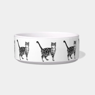 Tigela Tabby Cat cats gatinho felino Strike Bowl