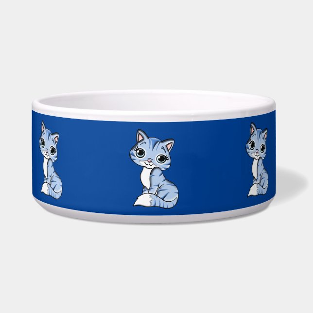 Tigela taça de comida de gatinho (Frente)