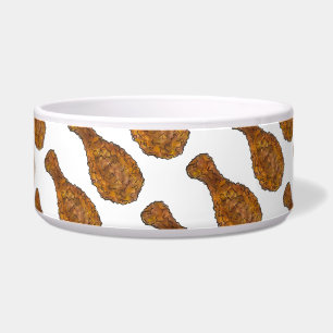 Tigela Tapete de Comida de Almofada de Galinha Fried Chic