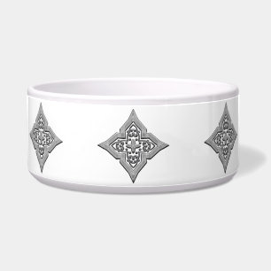 Tigela Tapetes de design de diamante de prata
