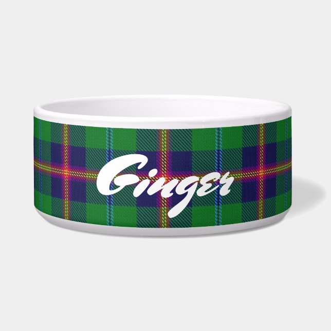 Tigela Tartan escocês dos jovens do clã dos animais de (Frente)
