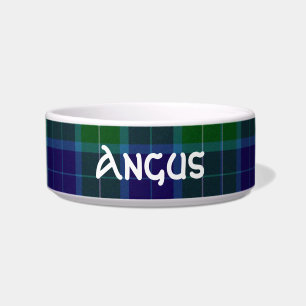 Tigela Tartan Xadrez Pet Bowl Personalizado