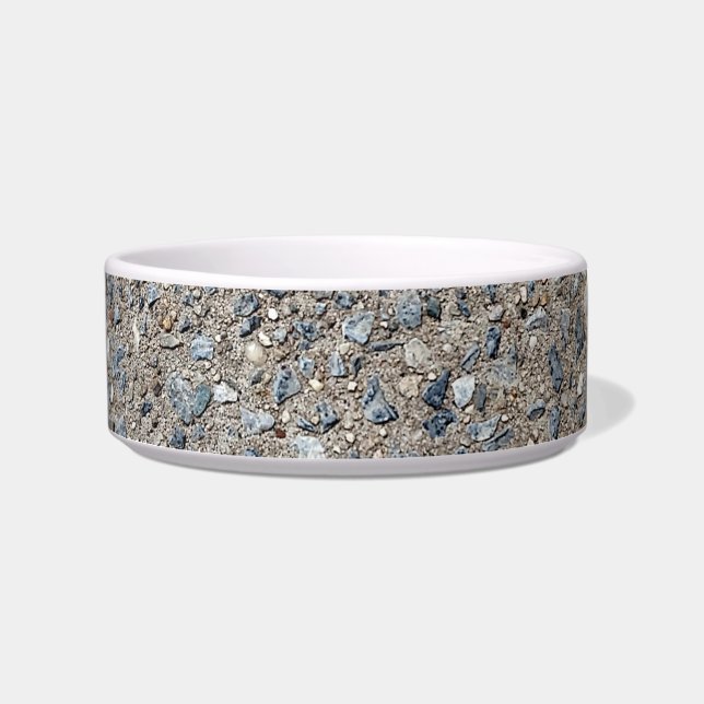 Tigela Taupe Concrete Cement Blue Aggregate Sidewalk (Frente)