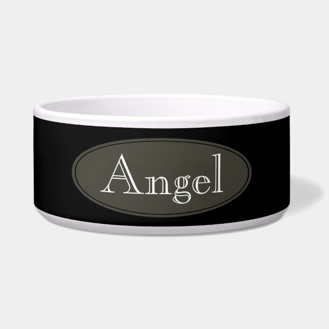 Tigela Tela de Comida de Pet Personalizada - HAMbWG (Frente)
