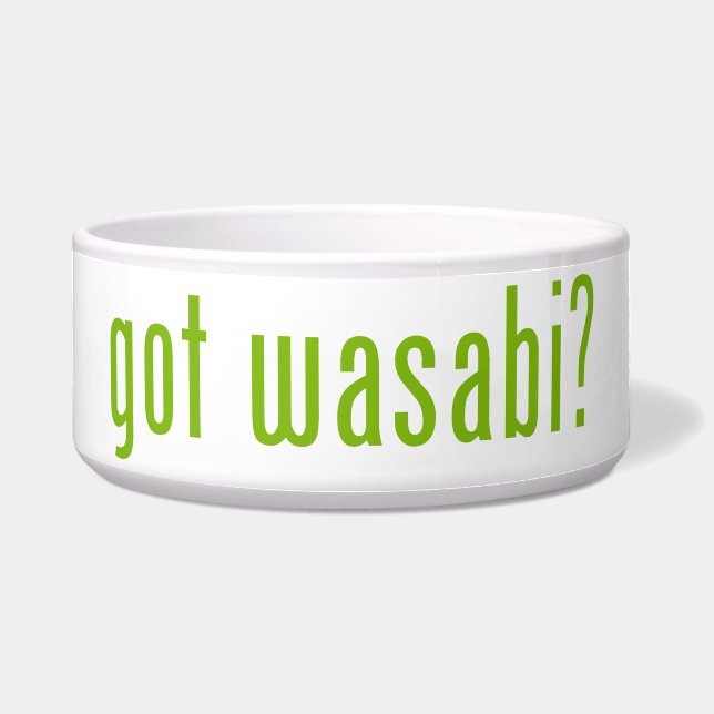 Tigela tem o wasabi? (Frente)