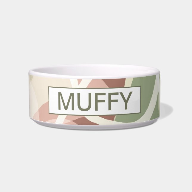 Tigela Terra abstrato (Frente)