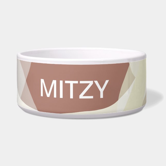 Tigela Terra abstrato (Esquerda)