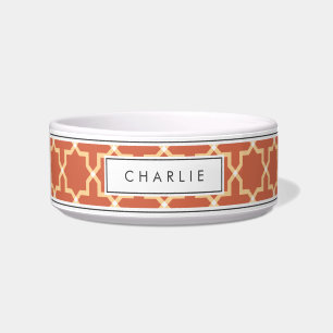 Tigela Terracotta Personalizado e Padrão White Star