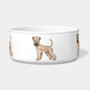 Tigela Terrier Cartoon Dogs de pelo macio irlandês