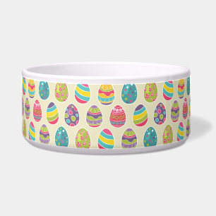 Tigela Teste padrão bonito dos ovos da páscoa Pastel