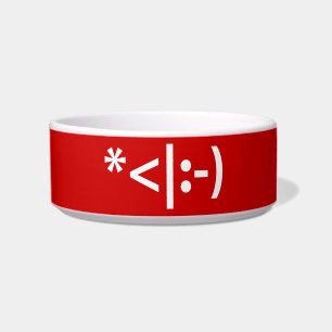 Tigela Texto do Elf Emoticon Xmas ASCII