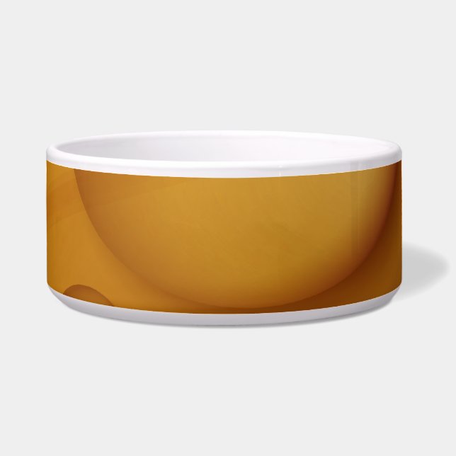 Tigela Textura de queda de água laranja (Frente)