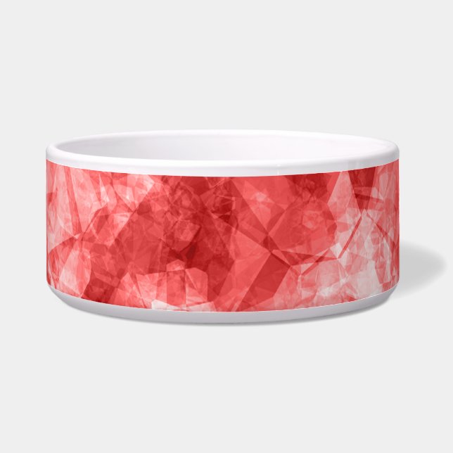 Tigela Textura vermelha amassada (Frente)