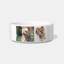 "Tigela Média Yorkie Personalizada de Forma Positi