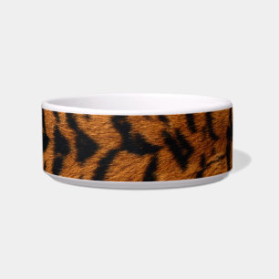Tigela Tigre Impressão de peles com pelo