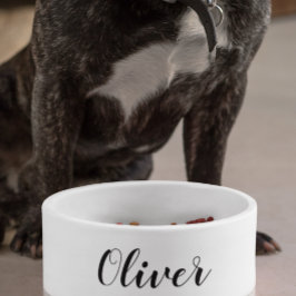 Tigela Tigre Pet Bowl | Nome Personalizado, Cor, Texto