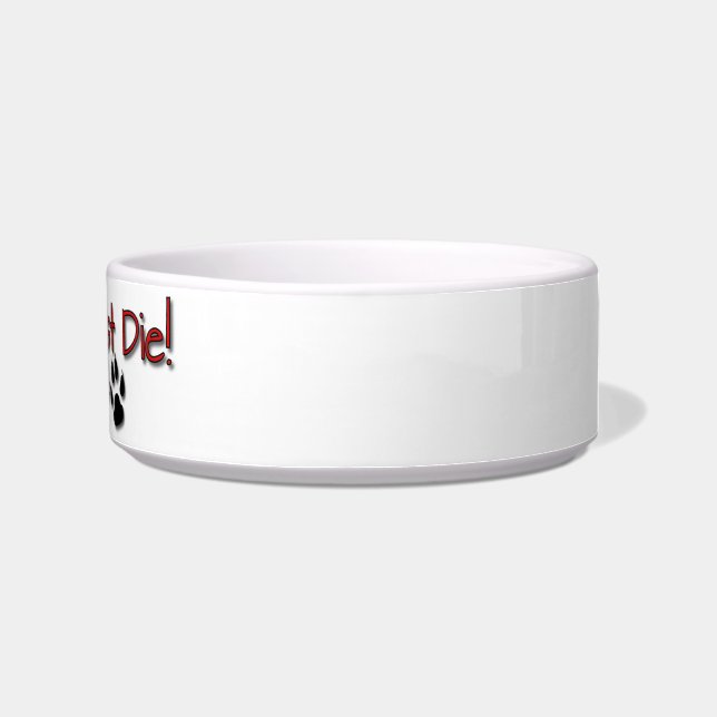 Tigela Todos os gatos devem morrer! (Direita)