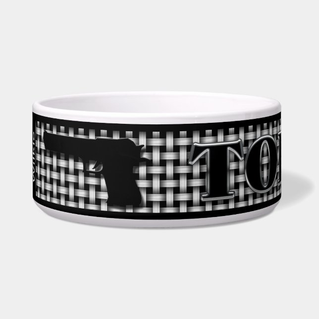 TIGELA TOP DOG BOWL/DISH - ARMAS (Esquerda)