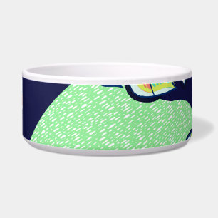 Tigela Trabalho de arte Tropical: Monstera Design