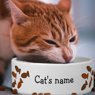 Tigela Tratamentos personalizáveis de biscoitos de gata