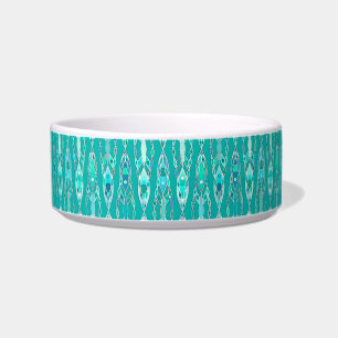 Tigela Tribal Batik - Turquesa e Aquamarine
