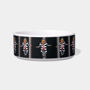Tigela Trump no Prison Veste Pet Bowl