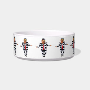 Tigela Trump no Prison Veste Pet Bowl