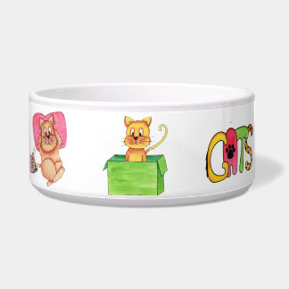 Tigela Um dia bonito em um gato de vida